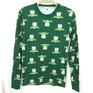Hanna Andersson Yoda Long Sleeve Organic Cotton Pajama Top Unisex Adult Size XS